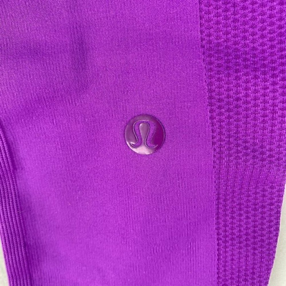 Lululemon Zone In Seamless Tight Tender Violet Size 2 - Picture 5 of 8
